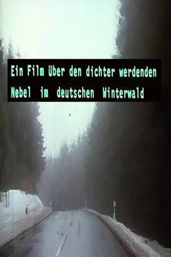 Ein Film über den dichter werdenden Nebel im deutschen Winterwald