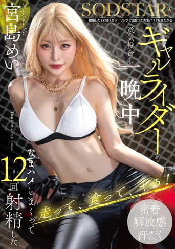 離婚したてのぼくがツーリングで出会った大型バイクにまたがるギャルライダーと意気投合し一晩中なまハメしまくって12回射精した 宮島めい