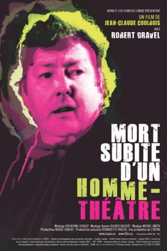 Mort subite d'un homme théâtre