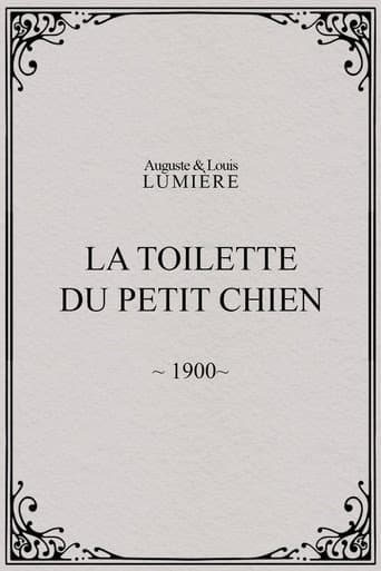 La toilette du petit chien
