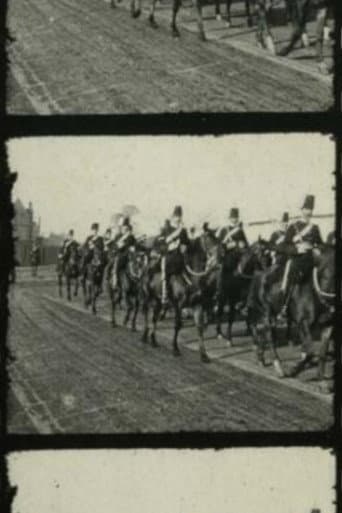 The 13th Hussars on the march through Dublin streets