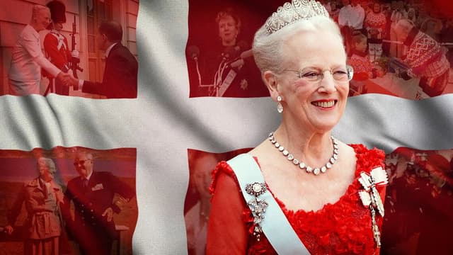 Queen Margaret II - 50 years for Denmark