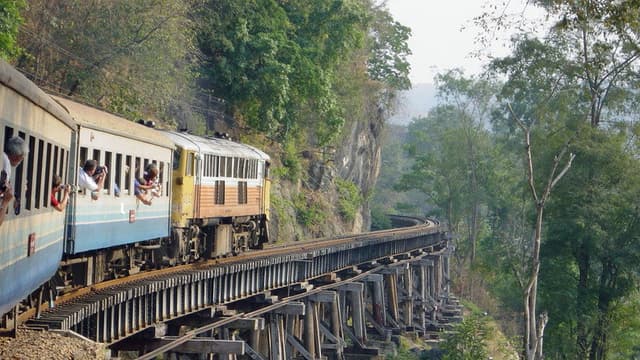 With the Train Through...