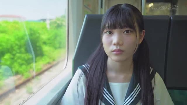 A 19-year-old in turmoil. Shy, serious, secretly lewd. I don’t want to become an adult just yet. Kaname Mochimi AV DEBUT