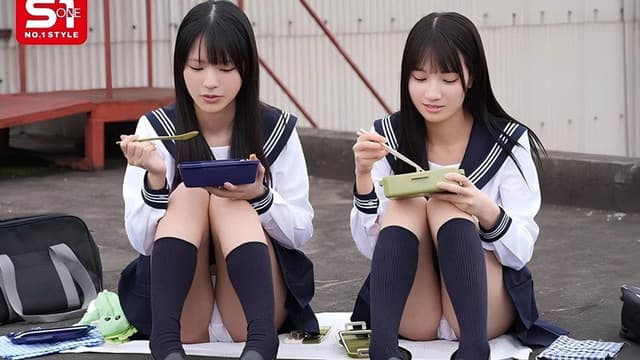 イジメられている双子姉妹を救って、ふたり一緒に脱がせてみたい。 浅野こころ 榊原萌 SNOS-002