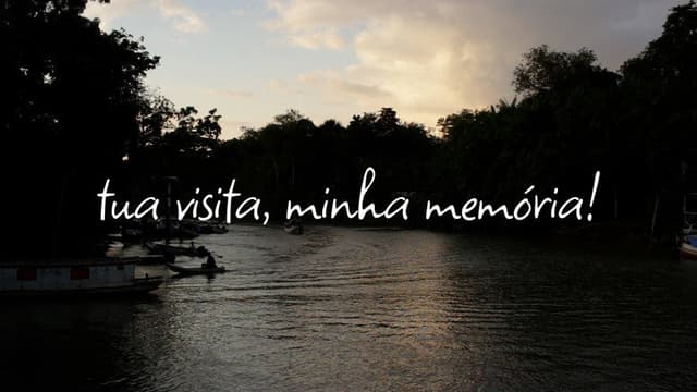 Your visit, my memory!