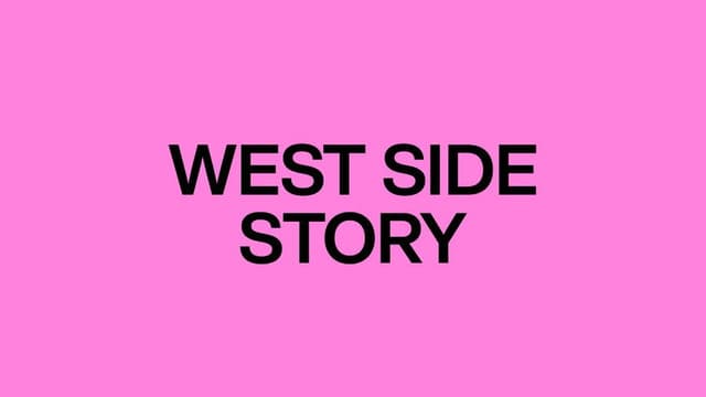 National Theatre Live: West Side Story