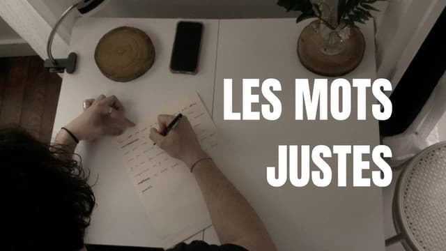 Les mots justes