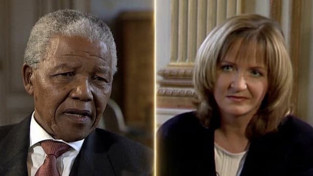 Malou meets Nelson Mandela