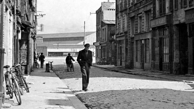 A Man Walks in the City