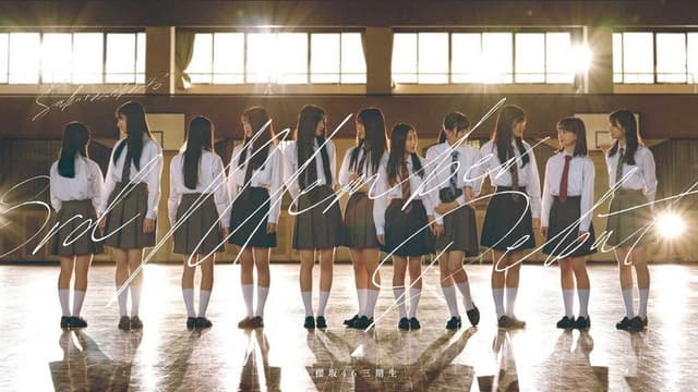 We are Sakurazaka46's 3rd Generation.
