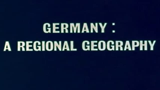Germany: A Regional Geography