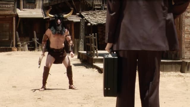 Minotaur Vs. Lawyer Duel