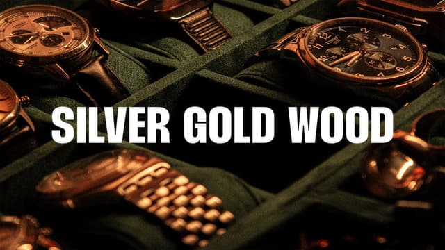 Silver Gold Wood