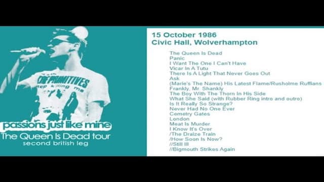 The Smiths: Live In Wolverhampton