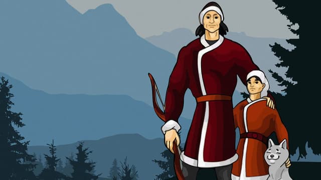 Hunter and His Son
