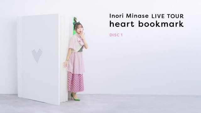 Inori Minase LIVE TOUR 2024 heart bookmark