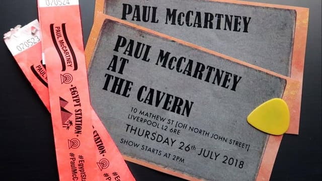 Paul McCartney Live at the Cavern Club