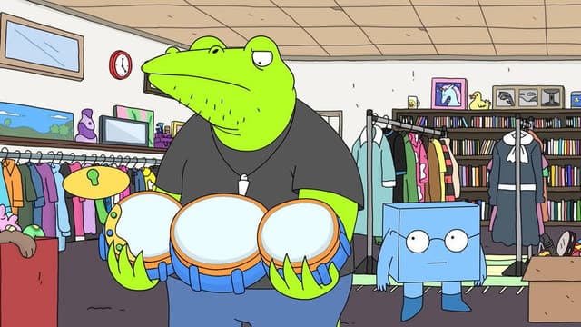 Crocodile and Cube: In the Studio