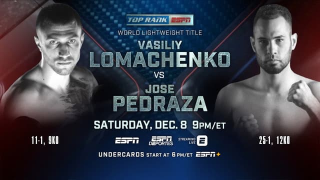 Vasyl Lomachenko vs. Jose Pedraza