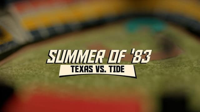 Summer of '83: Texas vs. Tide