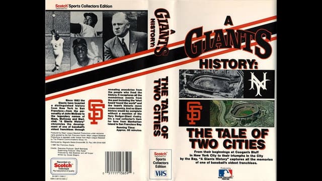A Giants History: The Tale of Two Cities